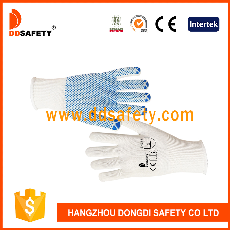 Knitted with PVC glove-DKP501